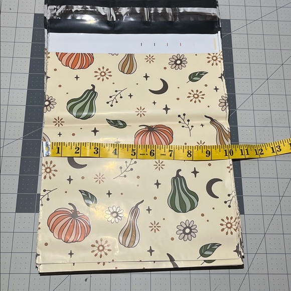 10 Autumn Harvest Pattern poly mailers - Picture 5 of 6